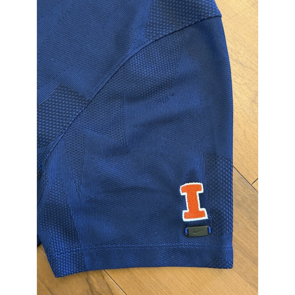 Nike Tiger Woods Polo Shirt University of Illinois Fighting Illini Men's Medium - Picture 5 of 10